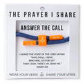 ANSWER THE CALL Christian Cord Bracelet