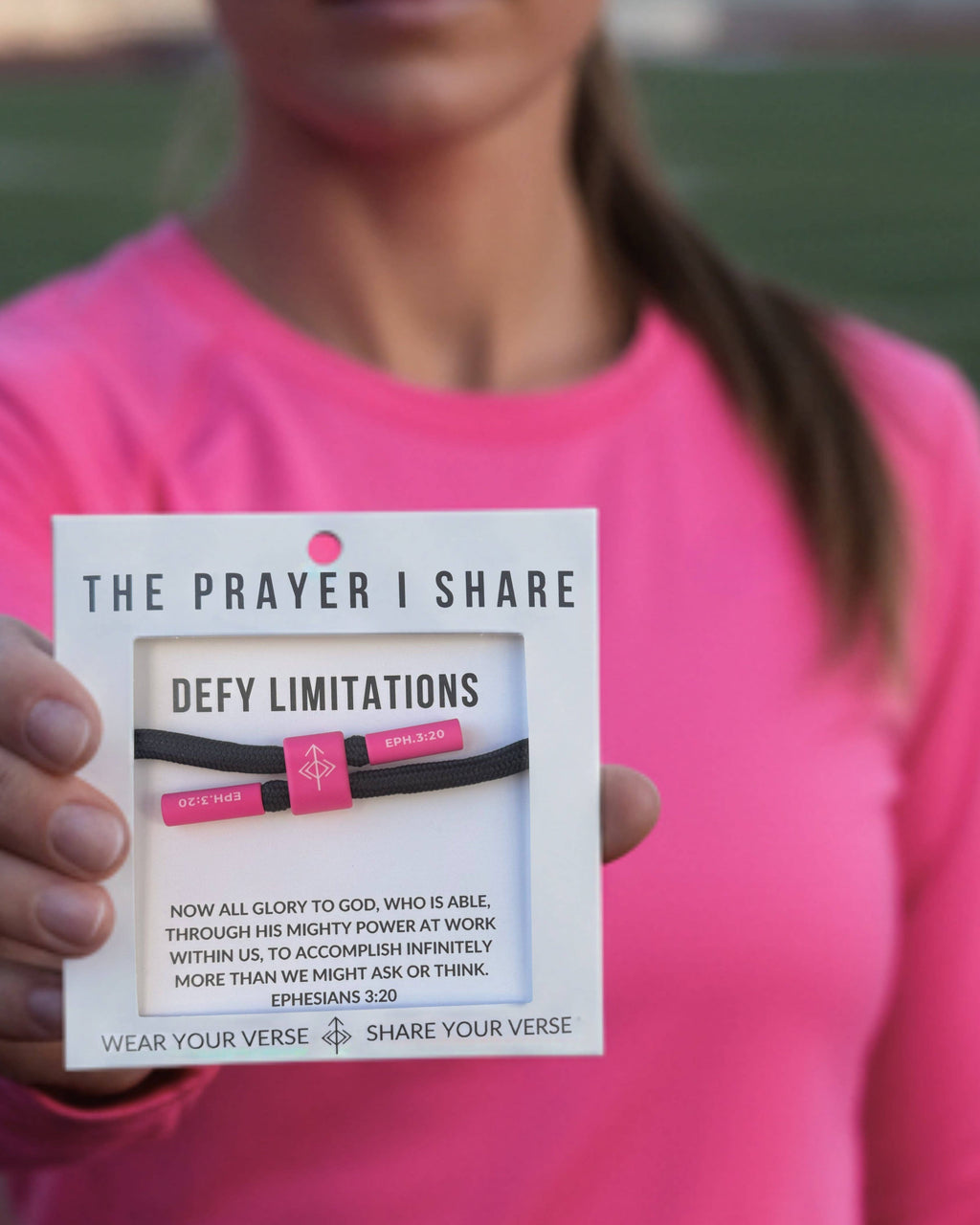 DEFY LIMITATIONS, Christian Cord Bracelet