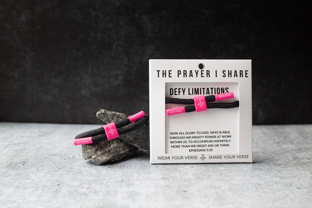 DEFY LIMITATIONS, Christian Cord Bracelet