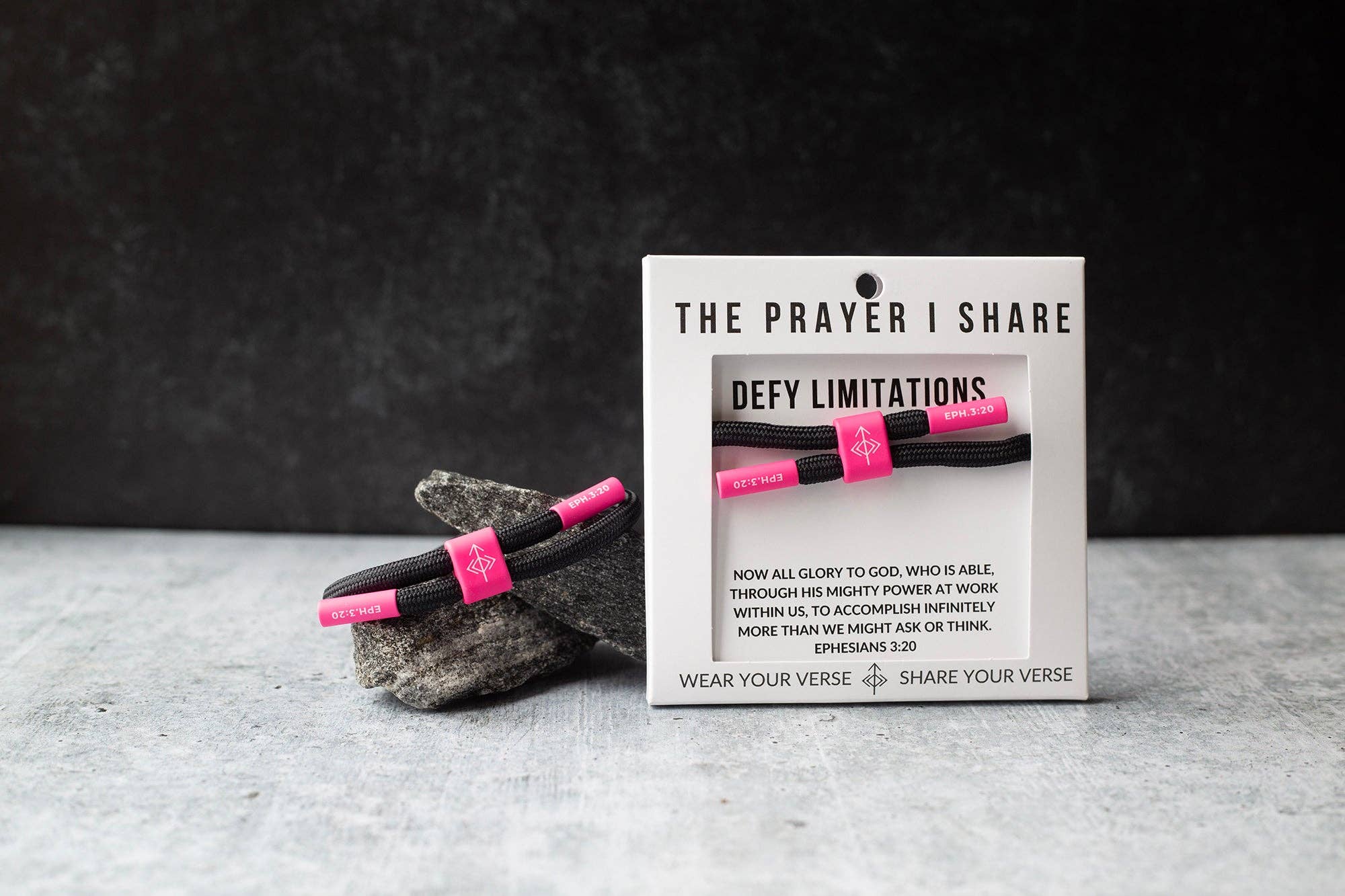 DEFY LIMITATIONS, Christian Cord Bracelet