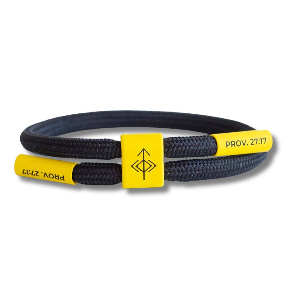 IRON SHARPENS IRON Bracelet, Christian Cord Bracelet