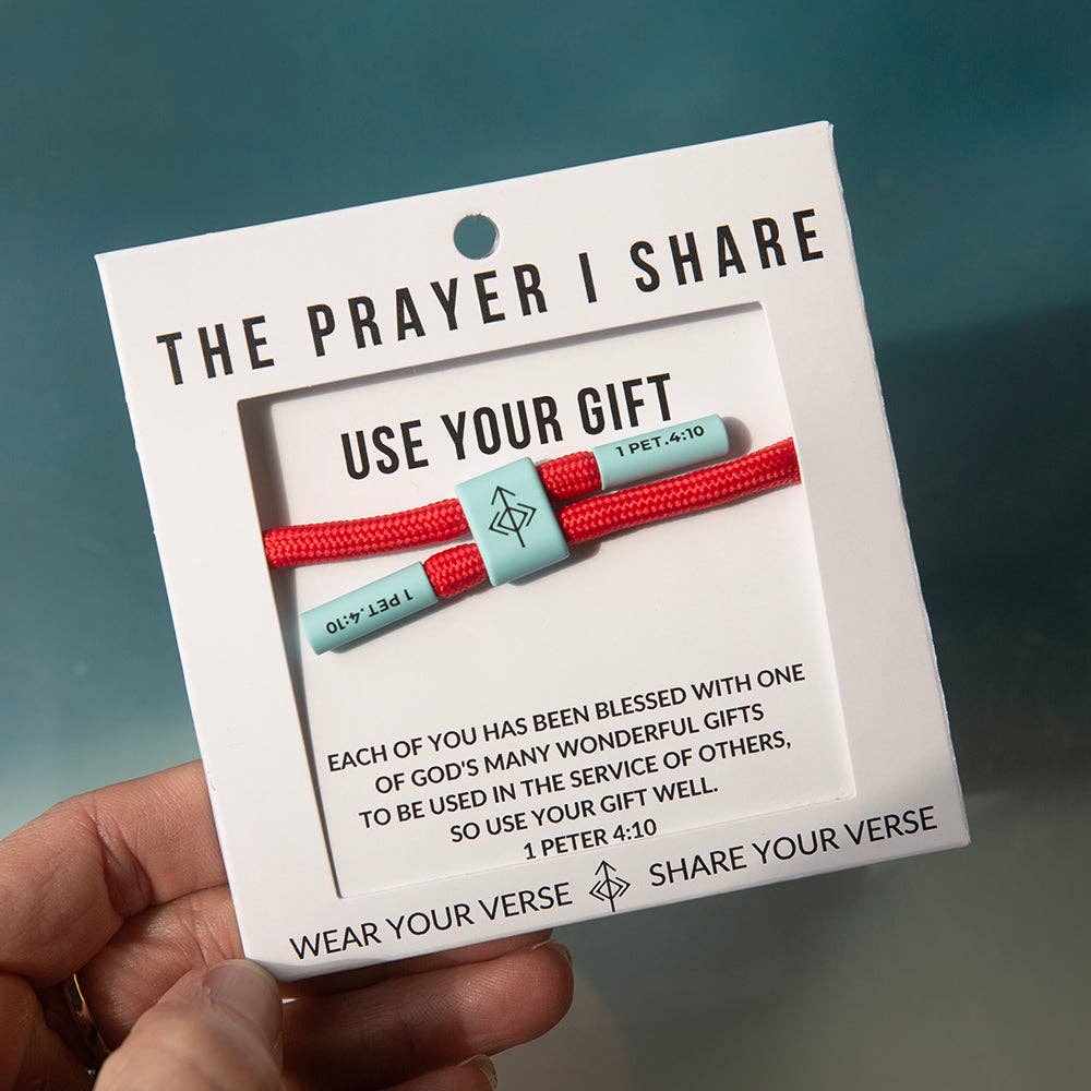 USE YOUR GIFT Christian Cord Bracelet | Christian Athletes