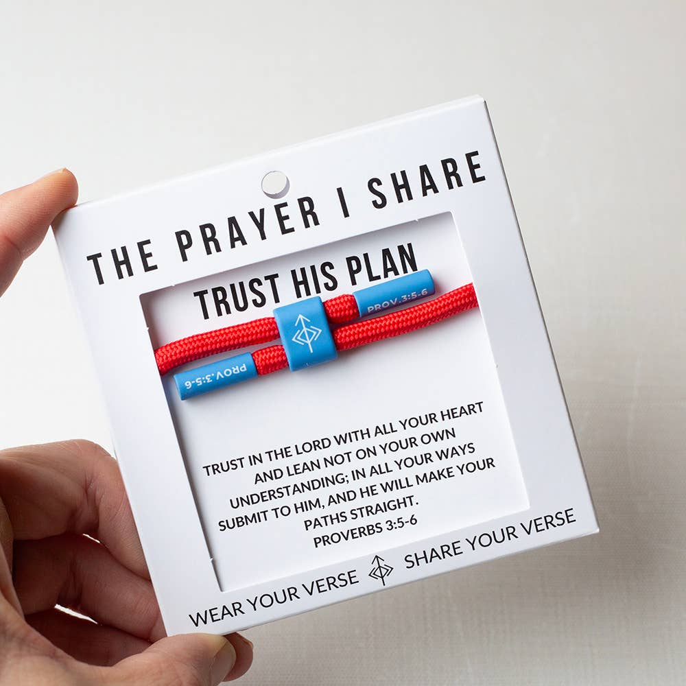 TRUST HIS PLAN Bible Verse Bracelet | Christian Athletes