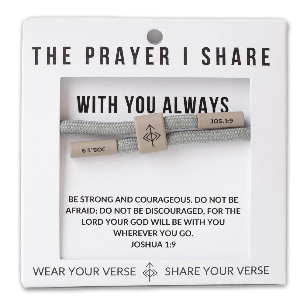 WITH YOU ALWAYS Cord Bracelet | Christian Jewelry |Scripture